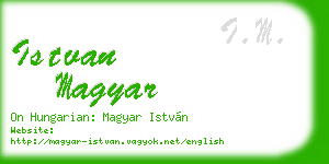 istvan magyar business card
